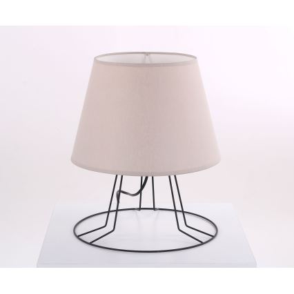 Zamjenski abažur za stolnu lampu E27, promjera 30 cm, bež