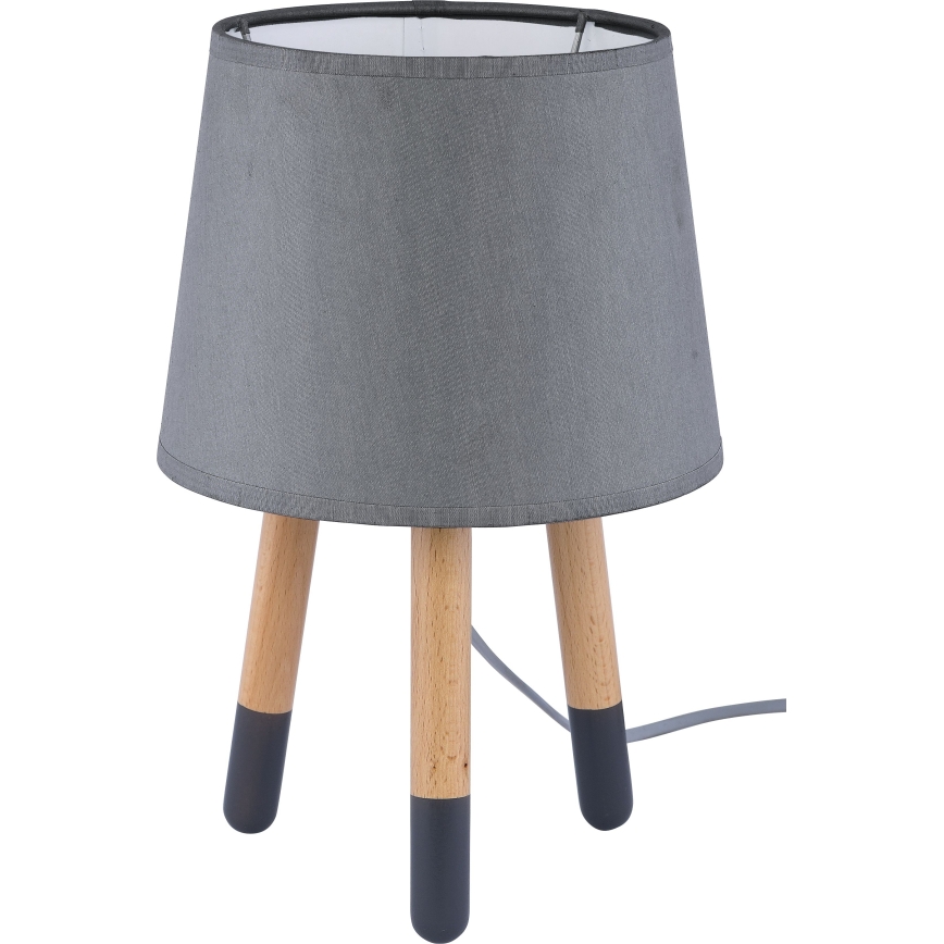 Zamjenski abažur za stolnu lampu LAMA E27, promjer 15 cm, siva