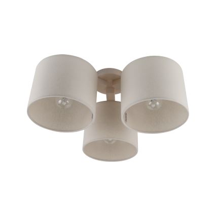 Zamjenski abažur za stropno svjetlo i stolnu lampu WALEC E27, promjer 20 cm, bež
