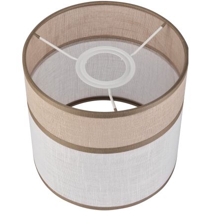 Zamjensko sjenilo za luster, stolnu lampu i zidnu svjetiljku ANDREA E27 pr. 16 cm bež/siva