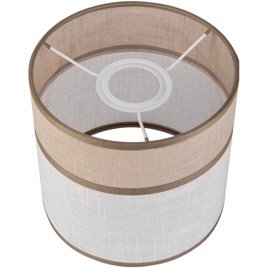 Zamjensko sjenilo za luster, stolnu lampu i zidnu svjetiljku ANDREA E27 pr. 16 cm bež/siva