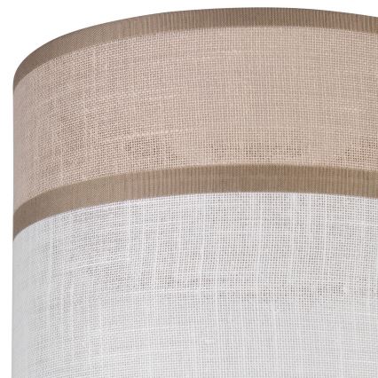 Zamjensko sjenilo za luster, stolnu lampu i zidnu svjetiljku ANDREA E27 pr. 16 cm bež/siva