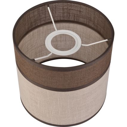 Zamjensko sjenilo za luster, podnu lampu i zidnu svjetiljku ANDREA E27 pr. 16 cm smeđa/bež