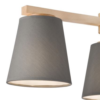 Zamjensko sjenilo za luster i zidnu svjetiljku ELLIE E27 pr. 15 cm siva