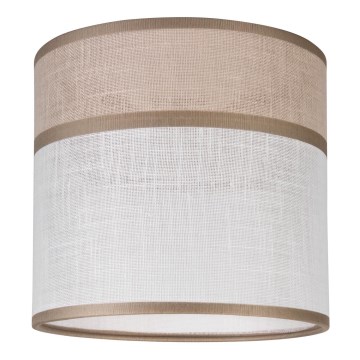 Zamjensko sjenilo za luster, stolnu lampu i zidnu svjetiljku ANDREA E27 pr. 16 cm bež/siva