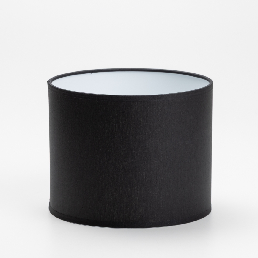 Zamjensko sjenilo za stolnu lampu i zidno svjetlo DEVA E27 16x20 cm crne boje