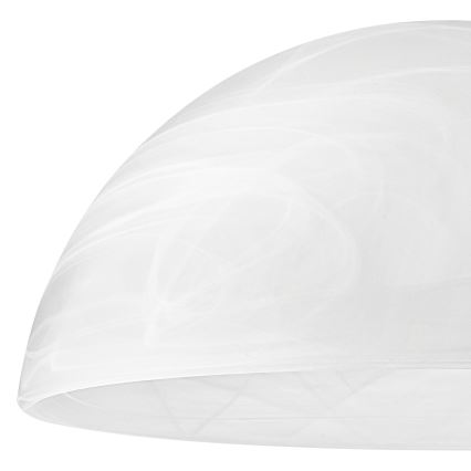 Zamjensko staklo za luster E27 130x300 mm bijela