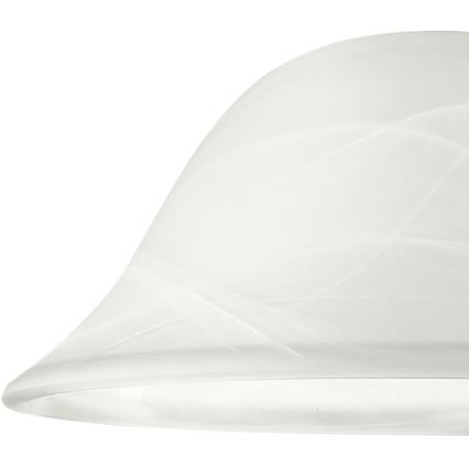 Zamjensko staklo za luster SFERA E27 130x300 mm bijela