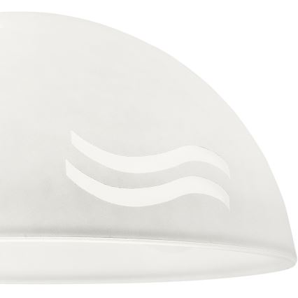 Zamjensko staklo za luster SFERA E27 140x300 mm bijela