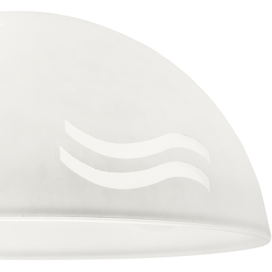 Zamjensko staklo za luster SFERA E27 140x300 mm bijela
