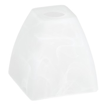 Zamjensko staklo za luster E14 10x13 cm bijela
