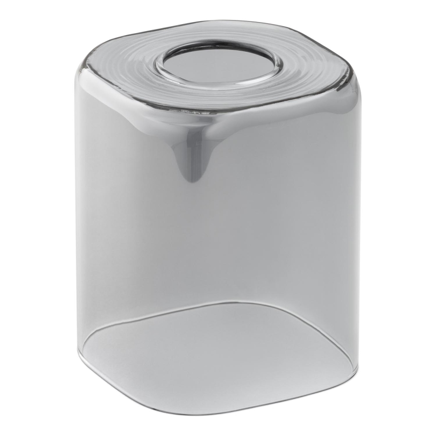 Zamjensko staklo za luster E27 11x9,5 cm siva
