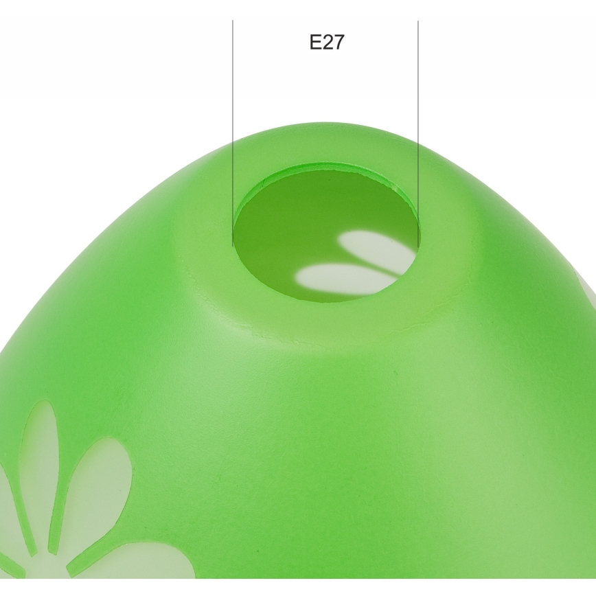 Zamjensko staklo za luster GARDEN E27 pr. 23 cm zelena