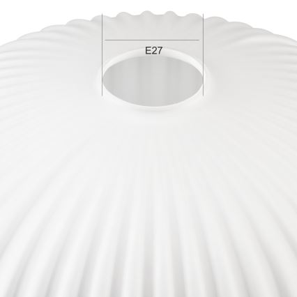 Zamjensko staklo za luster HARMA E27 17x30 cm bijela