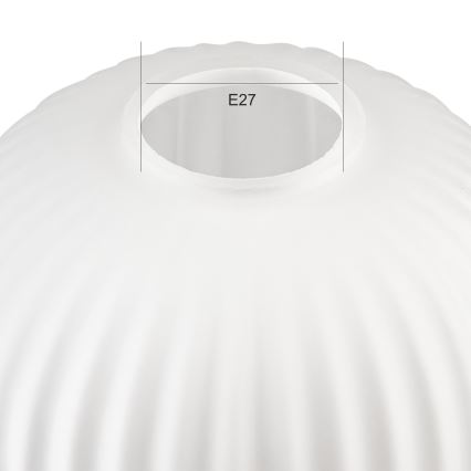 Zamjensko staklo za luster HARMA E27 21x14 cm bijela