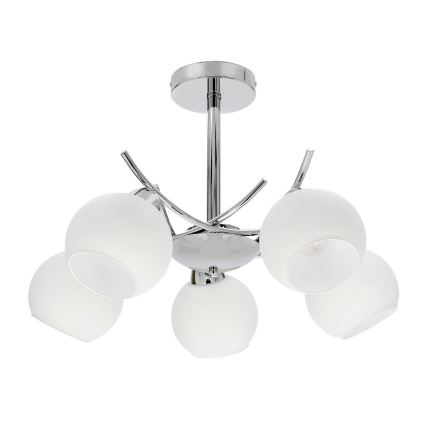 Zamjensko staklo za luster i zidnu lampu AMOS E27, promjer 13 cm, bijelo
