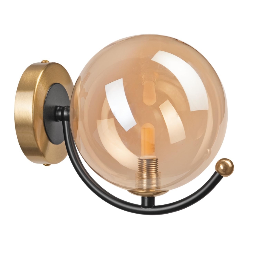 Zamjensko staklo za luster i zidnu svjetiljku GEORGIA G9, Ø 12 cm, dimljeno bež