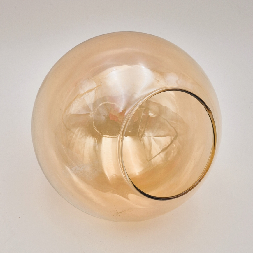 Zamjensko staklo za luster i zidnu svjetiljku GEORGIA G9, Ø 12 cm, dimljeno bež