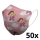 Zaštitna maska dječja veličina FFP2 Kids NR CE 0370 Djevojčica ružičasta 50kom