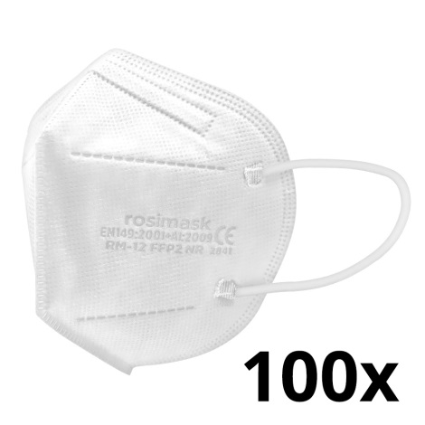 Zaštitna maska dječja veličina FFP2 ROSIMASK MR-12 NR bijela 100kom