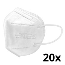 Zaštitna maska dječja veličina FFP2 ROSIMASK MR-12 NR bijela 20kom