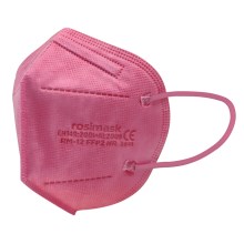 Zaštitna maska dječja veličina FFP2 ROSIMASK MR-12 NR ružičasta 1kom