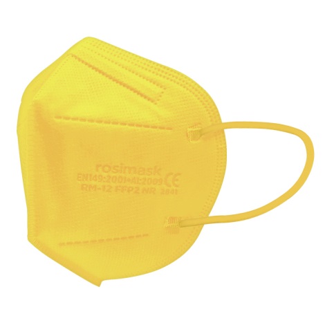 Zaštitna maska dječja veličina FFP2 ROSIMASK MR-12 NR žuta 1kom