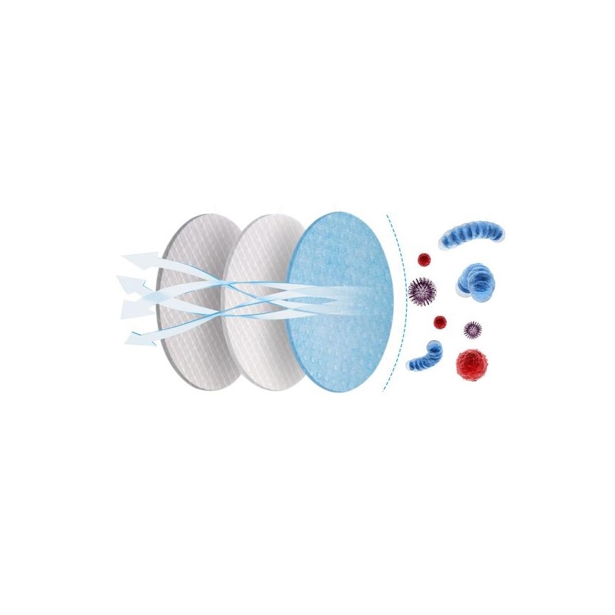 Zaštitna maska FFP2 NR CE 0598 tamno ružičasta 1kom