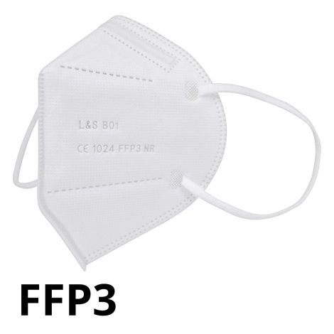 Zaštitna maska FFP3 NR L&S B01 - 5 slojeva - 99,87% učinkovitost