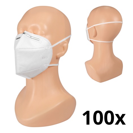 Zaštitna maska, razred zaštite KN95 (FFP2) 100kom - COMFORT