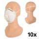 Zaštitna maska s ventilom za izdah razreda KN95 (FFP2) 10 kom