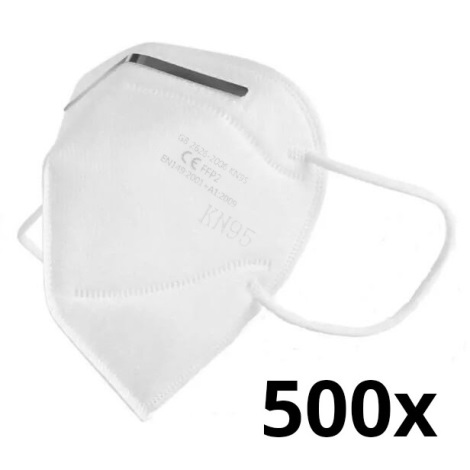 Zaštitna oprema - zaštitna maska FFP2 NR (KN95) CE - DEKRA test 500 kom