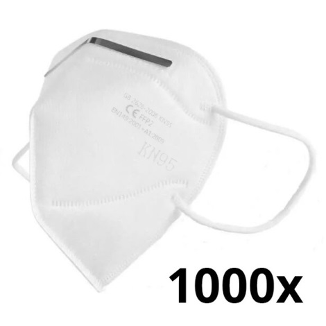 Zaštitno pomagalo - Zaštitna maska FFP2 NR (KN95) CE - DEKRA test 1.000kom