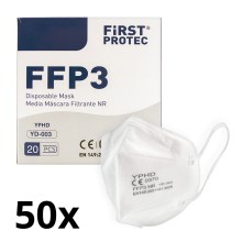 Zaštitno pomagalo - zaštitna maska FFP3 NR CE 0370 50kom
