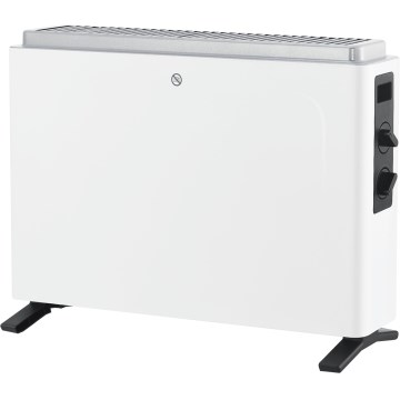 ZEVENTI - Električni grijač/konvektor 800/1200/2000 W/230 V bijela