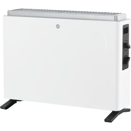 ZEVENTI - Električni grijač/konvektor 800/1200/2000 W/230 V bijela