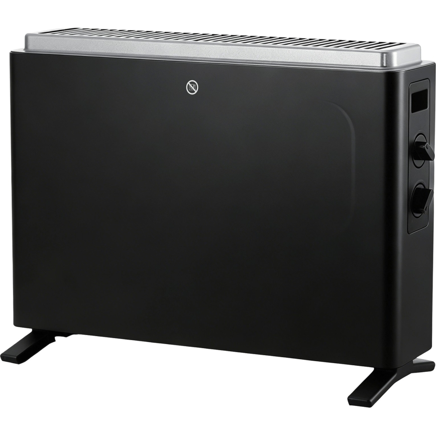 ZEVENTI - Električni grijač/konvektor 800/1200/2000W/230V crna