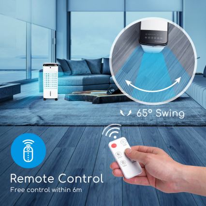 ZEVENTI - Hlađivač zraka ARCTIC 60W/230V crna/bijela + daljinski upravljač