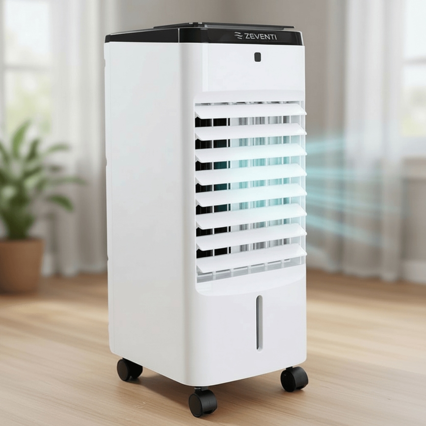 ZEVENTI - Hlađivač zraka ARCTIC 60W/230V crna/bijela + daljinski upravljač
