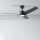 ZEVENTI - LED Prigušivi stropni ventilator ORVIETO LED/18W/230V 3000-6000K Wi-Fi Tuya crna + daljinski upravljač