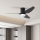 ZEVENTI - LED Prigušivi stropni ventilator PADUA LED/18W/230V 3000-6000K Wi-Fi Tuya crna + daljinski upravljač