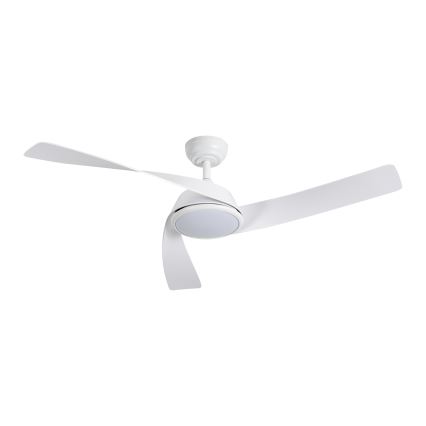 ZEVENTI - Stropni ventilator AERYS s prigušivom LED/24W/230V 3000/4000/6000K Wi-Fi Tuya bijeli + daljinski upravljač