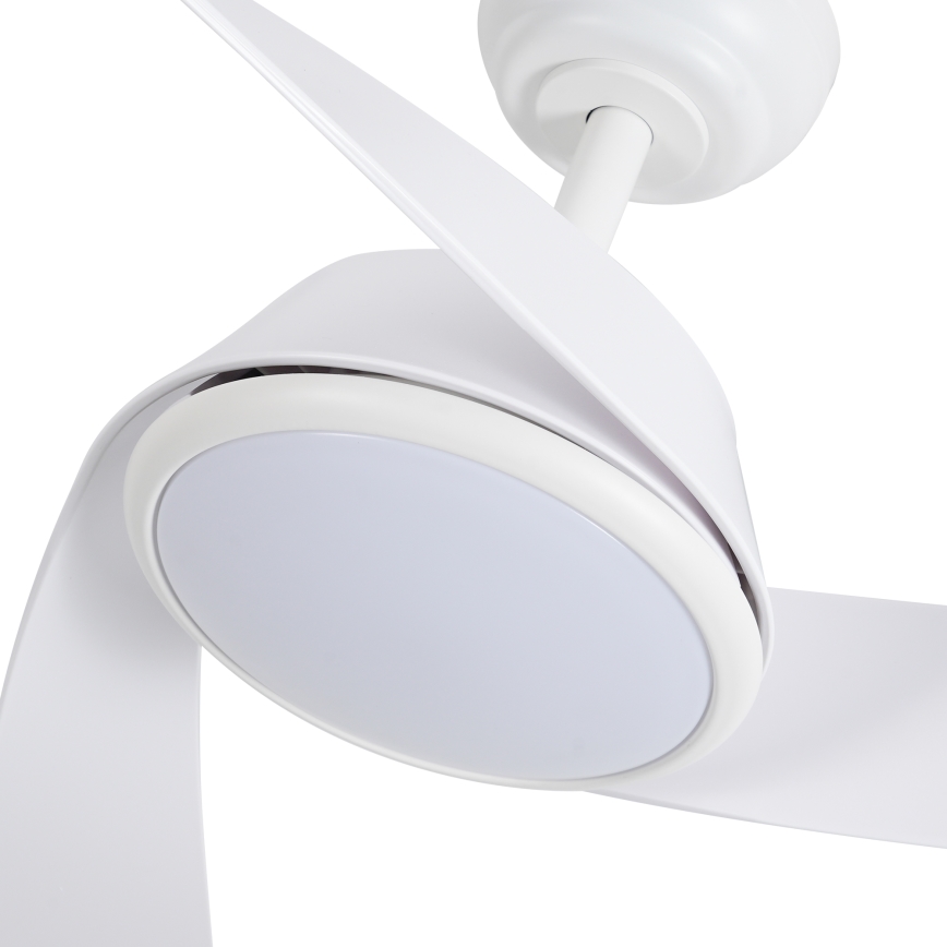 ZEVENTI - Stropni ventilator AERYS s prigušivom LED/24W/230V 3000/4000/6000K Wi-Fi Tuya bijeli + daljinski upravljač