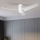 ZEVENTI - LED Stropni ventilator BARROSA LED/18W/230V 3000/4000/6000K Wi-Fi Tuya bijela + daljinski upravljač