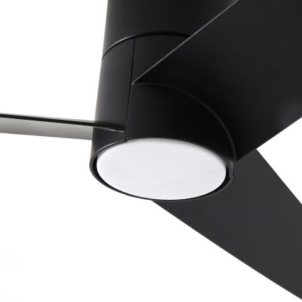 ZEVENTI - LED Stropni ventilator BARROSA LED/18W/230V 3000/4000/6000K Wi-Fi Tuya crna + daljinski upravljač