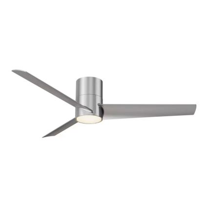 ZEVENTI - LED Stropni ventilator BARROSA LED/18W/230V 3000/4000/6000K Wi-Fi Tuya mat krom + daljinski upravljač