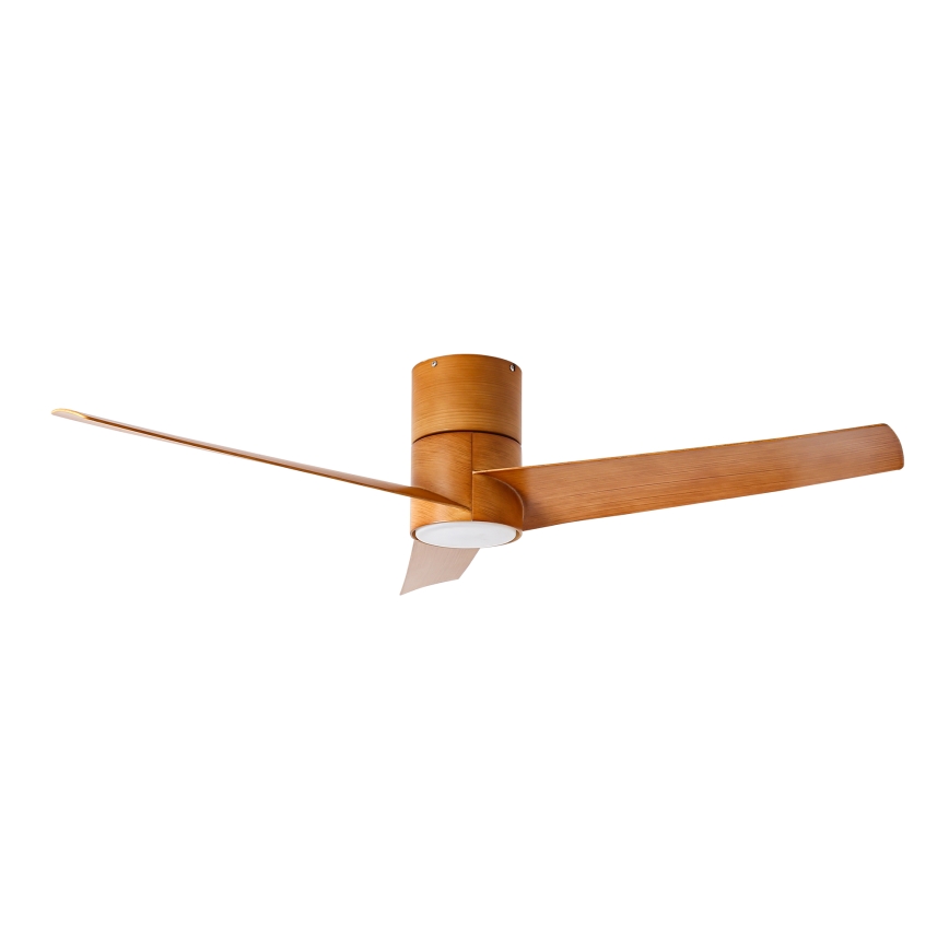 ZEVENTI - LED Stropni ventilator BARROSA LED/18W/230V 3000/4000/6000K Wi-Fi Tuya smeđa + daljinski upravljač