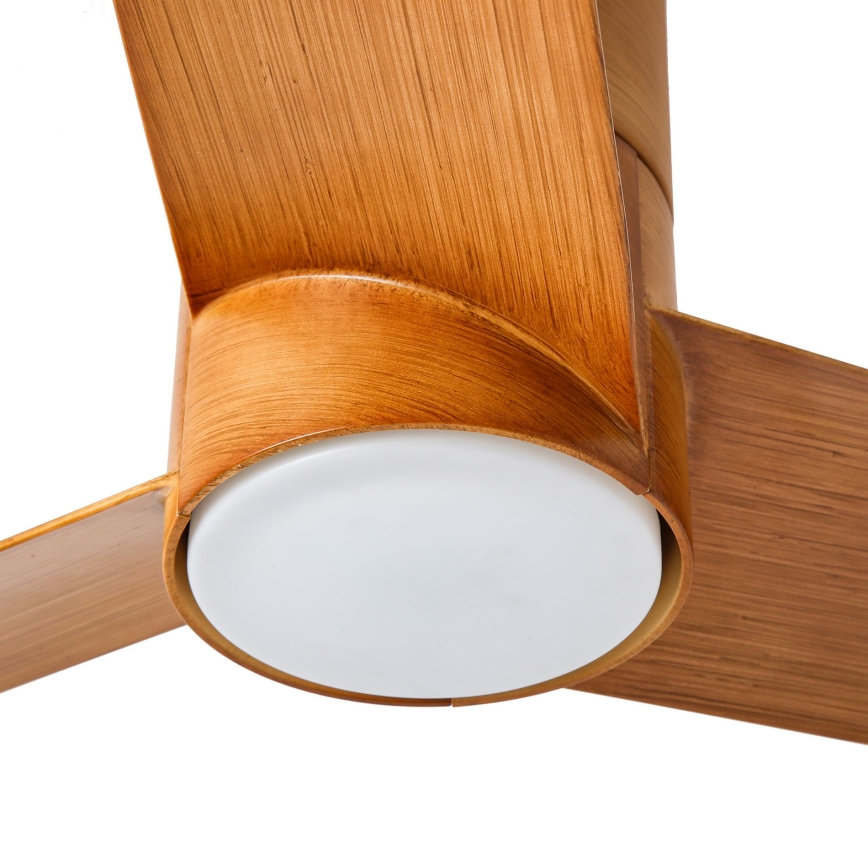 ZEVENTI - LED Stropni ventilator BARROSA LED/18W/230V 3000/4000/6000K Wi-Fi Tuya smeđa + daljinski upravljač