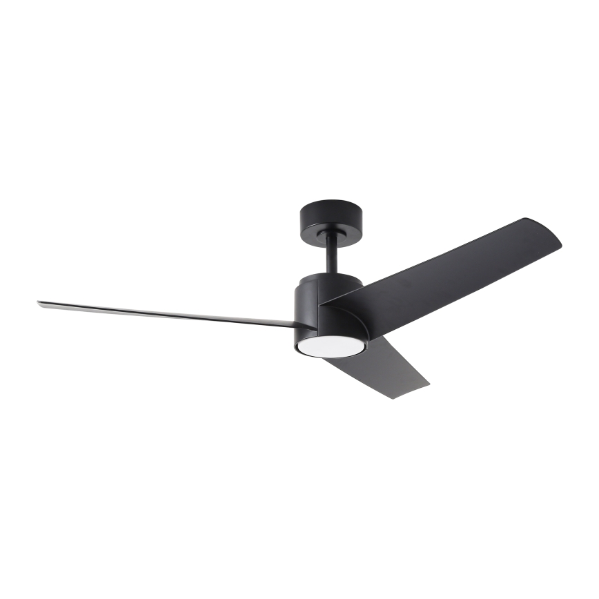 ZEVENTI - LED Prigušivi stropni ventilator ORVIETO LED/18W/230V 3000-6000K Wi-Fi Tuya crna + daljinski upravljač