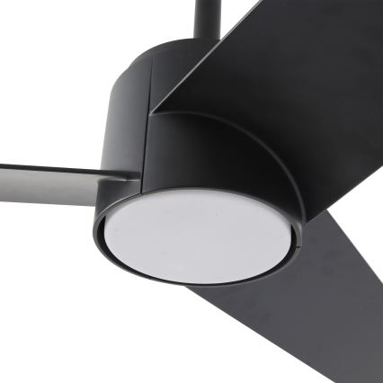 ZEVENTI - LED Prigušivi stropni ventilator ORVIETO LED/18W/230V 3000-6000K Wi-Fi Tuya crna + daljinski upravljač
